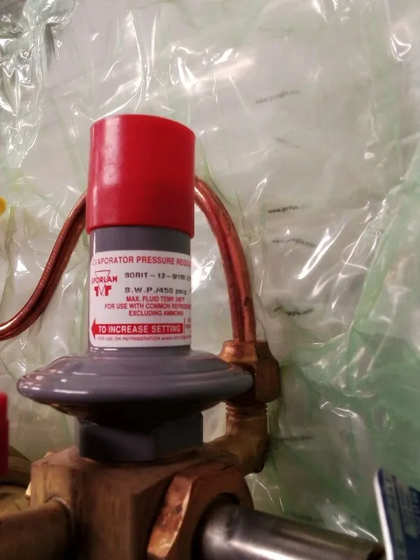 Клапан SPORLAN SORIT-12-0/100 Less Coil 1-1/8 ODF Evaporator Pressure Regulator — фото лота 1