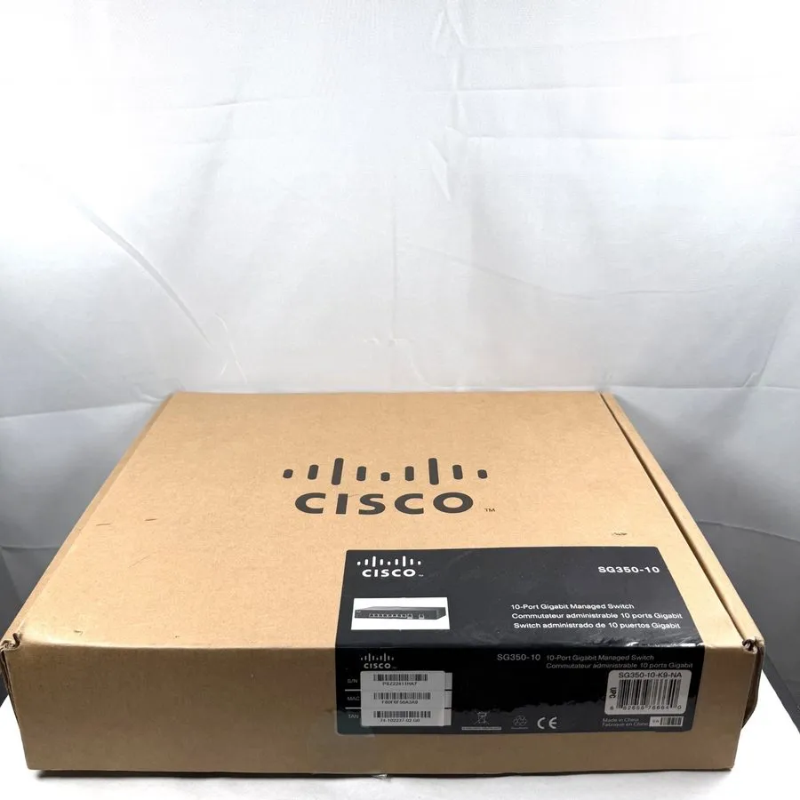 Коммутатор Cisco SG350-10 10-Port Gigabit Managed Switch SG350-10-K9-NA