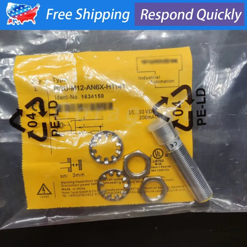 Датчик приближения Turck Bi3U-M12-AN6X-H1141 Inductive Proximity Sensor, 3mm, 10