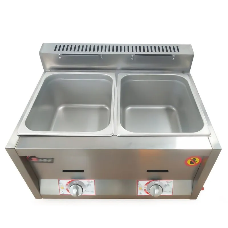 Фритюрница 12L Commercial Propane Deep Fryer Countertop Gas Fryer & 2Baskets LPG — фото лота 3