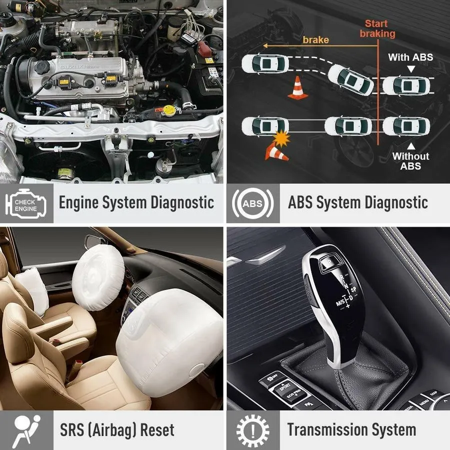 Диагностический сканер 2026 LAUNCH X431 CRP123 OBD2 Diagnostic Scanner ABS SRS F