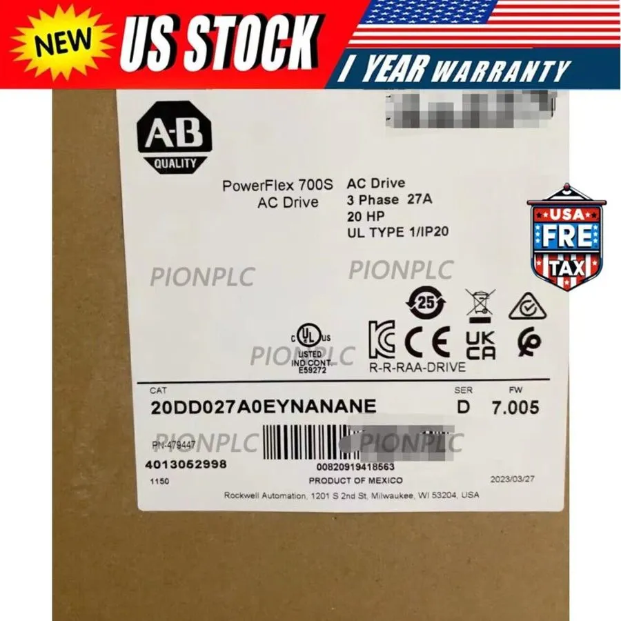 Частотный преобразователь Allen-Bradley 20DD027A0EYNANANE PowerFlex 700S AC Driv