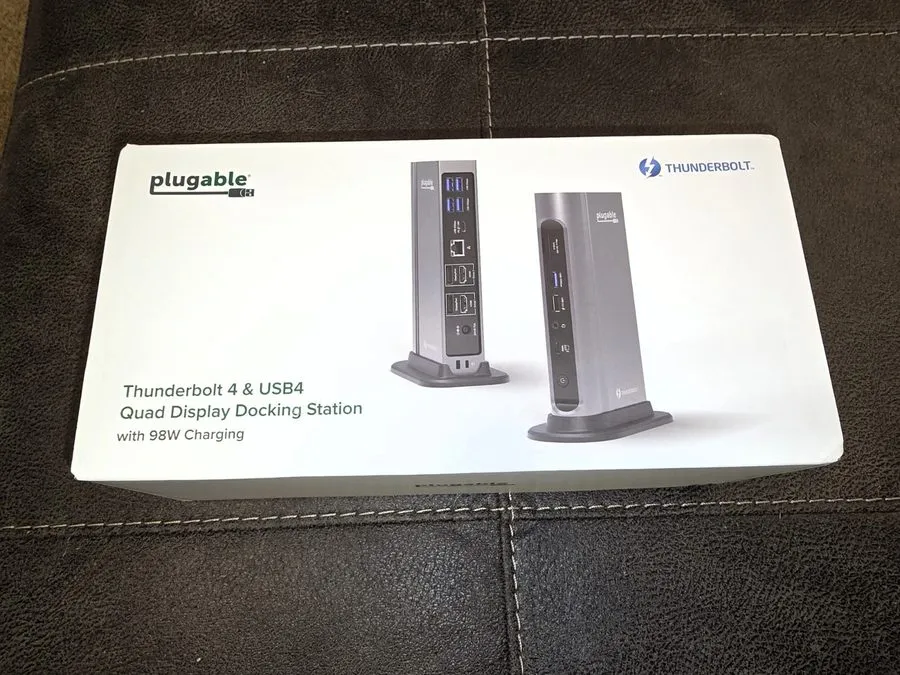 Тестер Plugable 16-in-1 Thunderbolt 4 Quad Dock 100W
