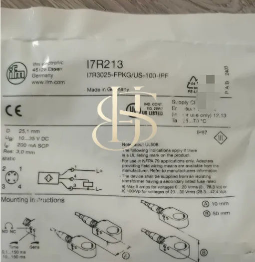 Датчик приближения IFM I7R213 Proximity switch Sensor