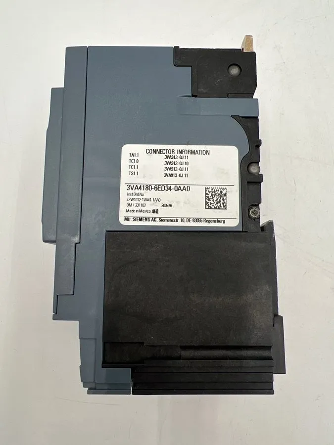 Автоматический выключатель SIEMENS 3VA4180-6ED34-0AA0 Molded Case Circuit Breake