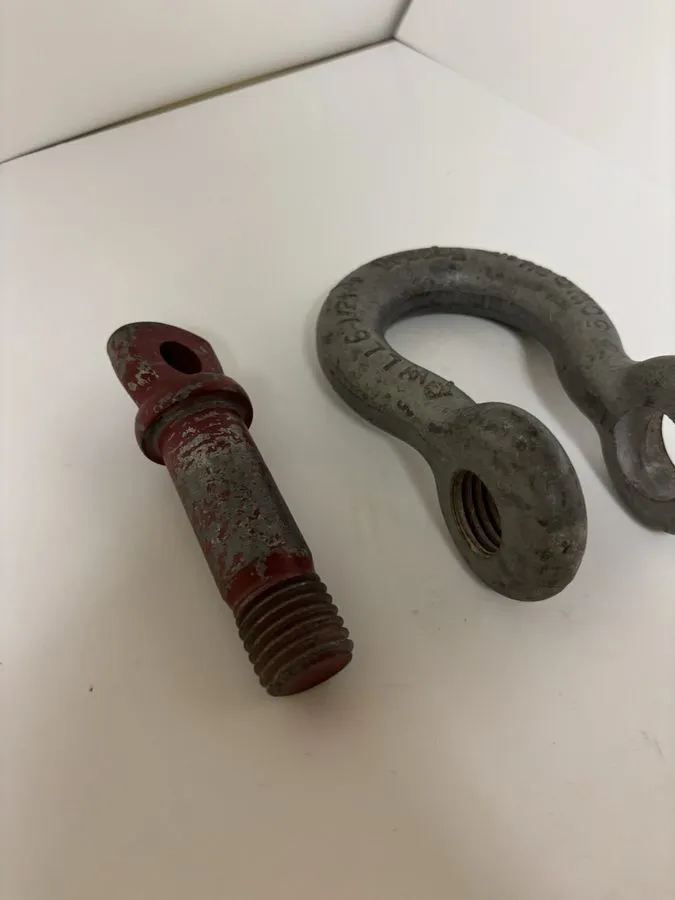 Такелажная скоба Crosby 1-1/8 in. Screw Pin Anchor Shackle 9-1/2 Ton 1018552 G-2 — фото лота 1