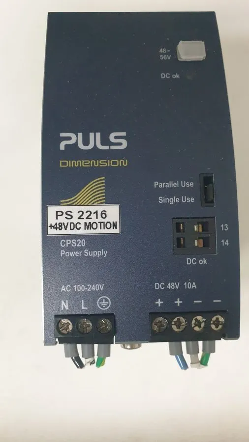 Блок питания PULS CPS20.481 AC-DC Power Supply 480W 48 to 56VDC DIN Rail Input: