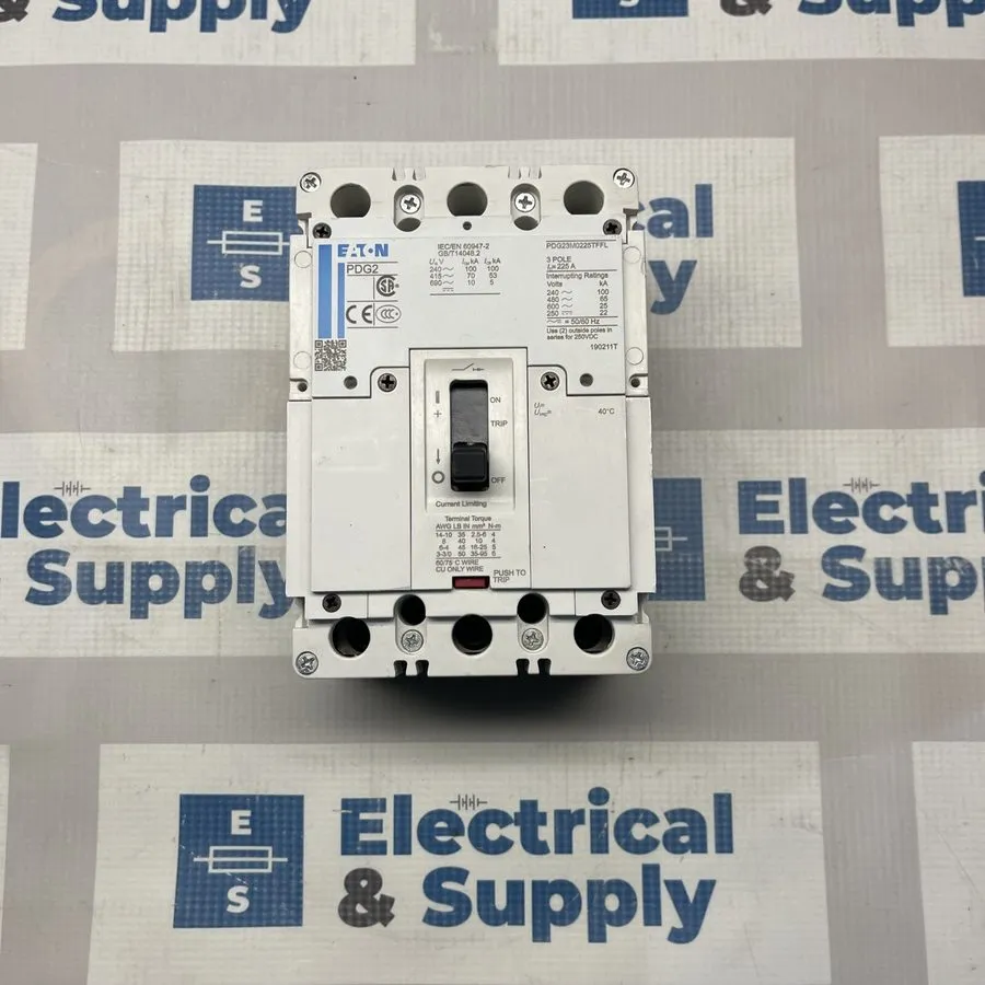 Автоматический выключатель Eaton PDG23M0225TFFL 225 Amp 480V 3 Pole Circuit Brea