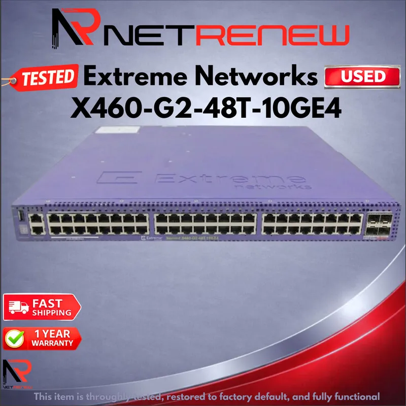 Коммутатор Extreme Networks X460-G2-48t-10GE4 48-Port Ethernet 10Gbe SFP+ Switch