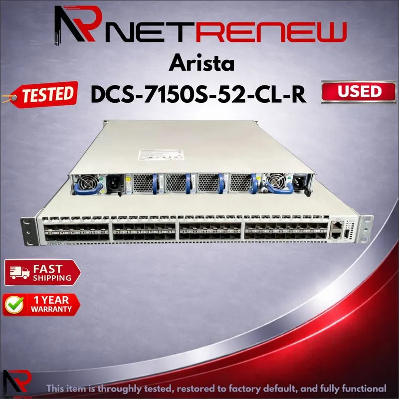 Коммутатор Arista DCS-7150S-52-CL-R 52x Port 10G SFP+ Switch