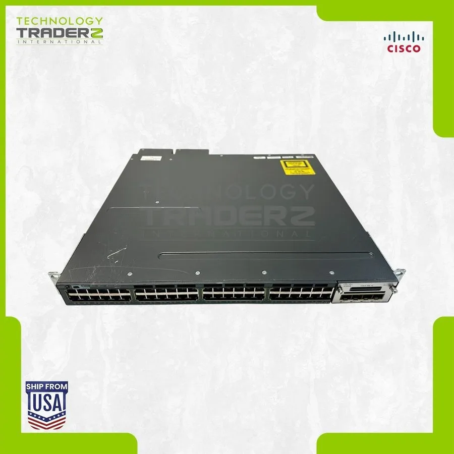 Коммутатор Cisco WS-C3560X-48PF-L Ethernet PoE+ ports w/ 1100W AC P/S