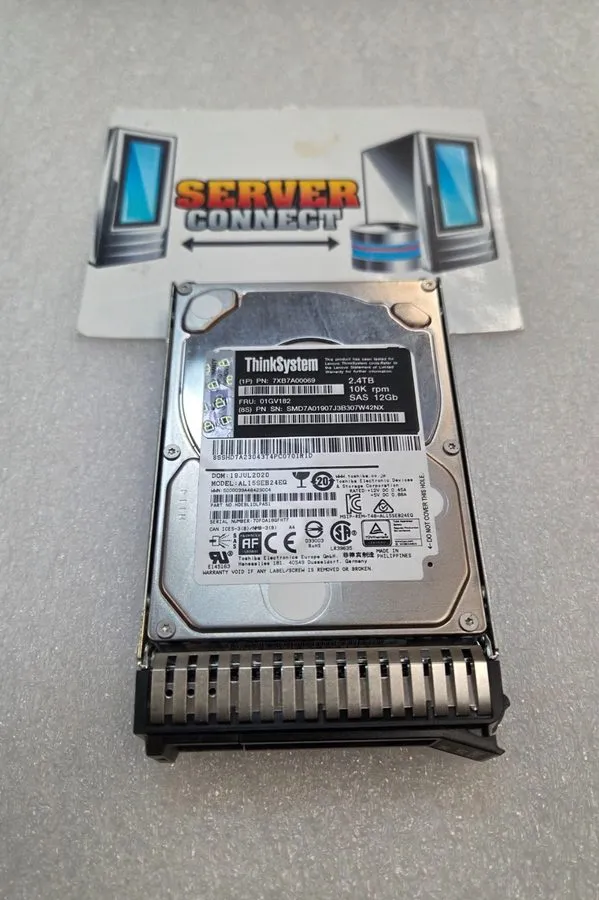 Жёсткий диск NewLenovo 01GV182 2.4TB 10K SAS 12Gb/s 2.5" 512e SED HDD 7XB7A00070