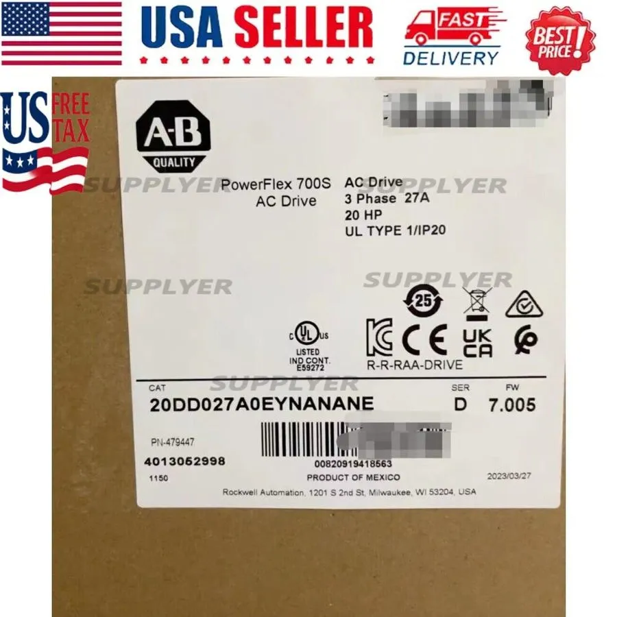 Частотный преобразователь Allen-Bradley 20DD027A0EYNANANE PowerFlex 700S AC Driv