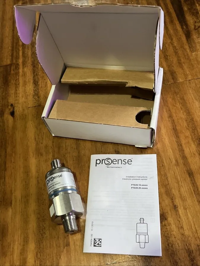 Датчик давления Prosense Pressure Transmitter 3000psi 0-10V. 1/4 NPT Male. PTD25 — фото лота 2