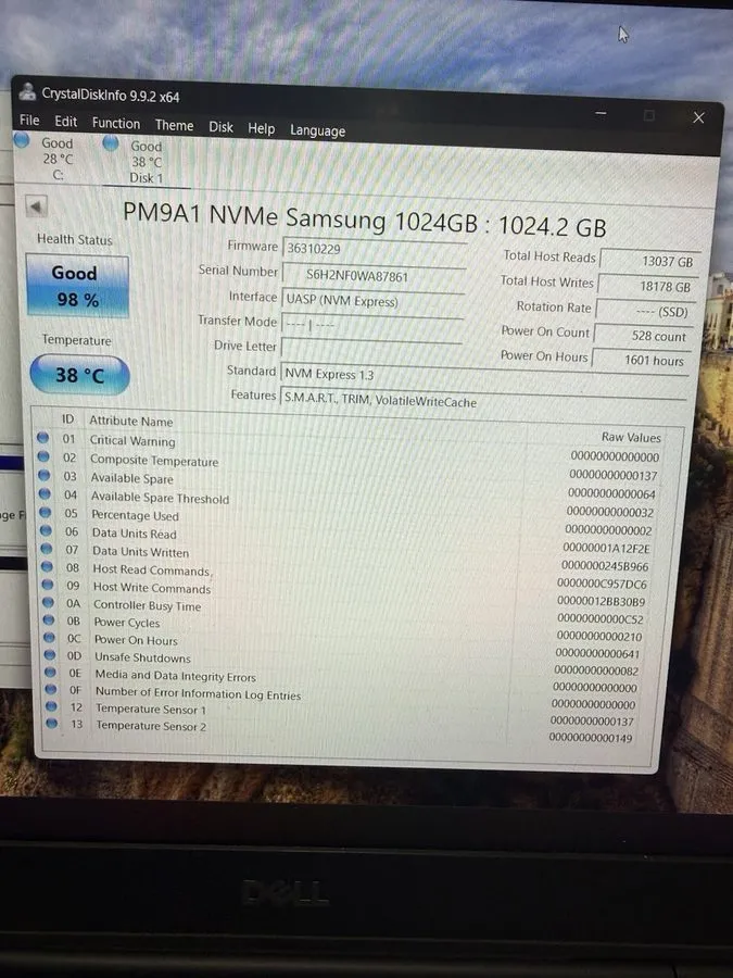 SSD-накопитель Samsung PM9A1 1TB NVMe M.2 PCIe Gen4x4 SSD MZ-VL21T0A High Speed  — фото лота 1