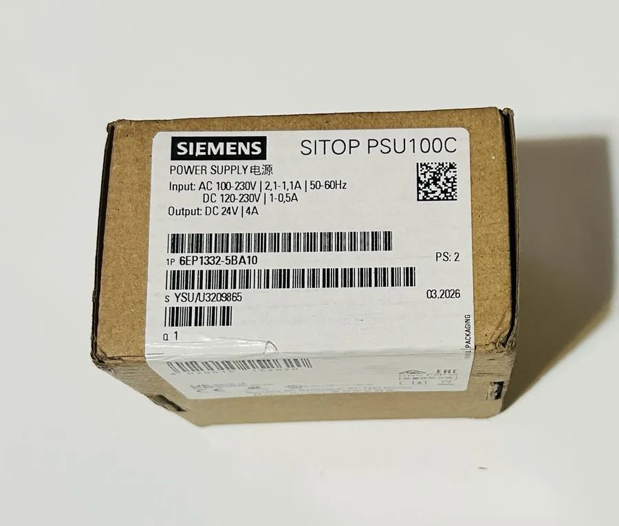 Блок питания Siemens 6EP1332-5BA10 SITOP PSU100C 24VDC 4A DIN Rail Power Supply