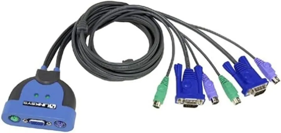 KVM-переключатель Linksys ProConnect (KVM2KIT) 2-Ports External KVM switch PS/2