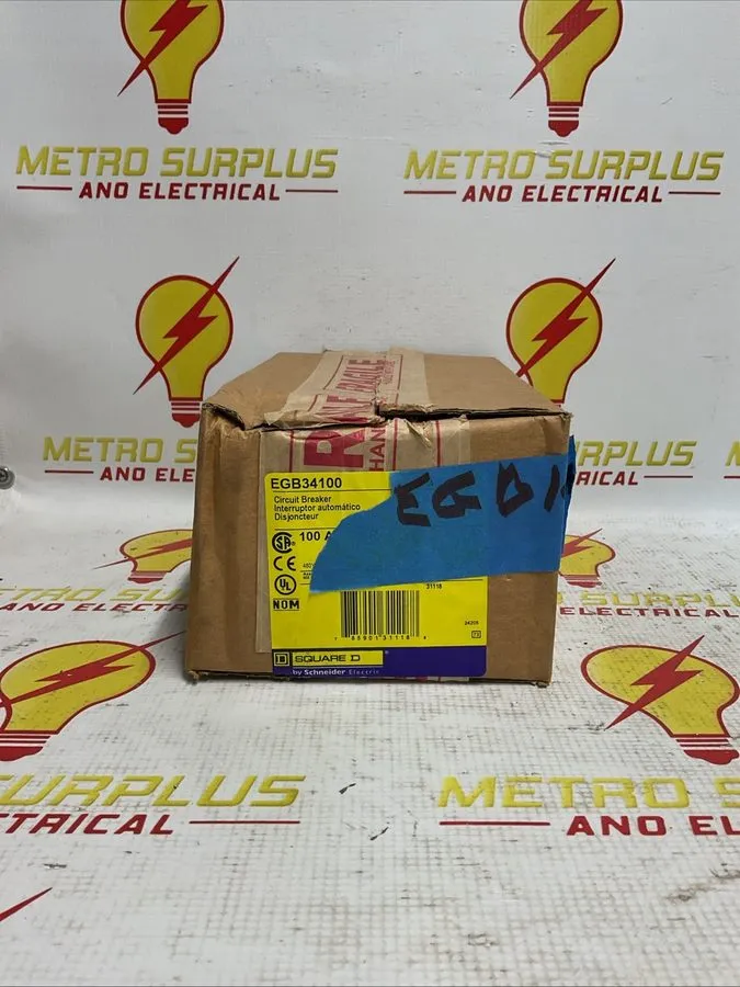 Автоматический выключатель EGB34100 Square D 100 Amp 480V 3 Pole Bolt On Circuit