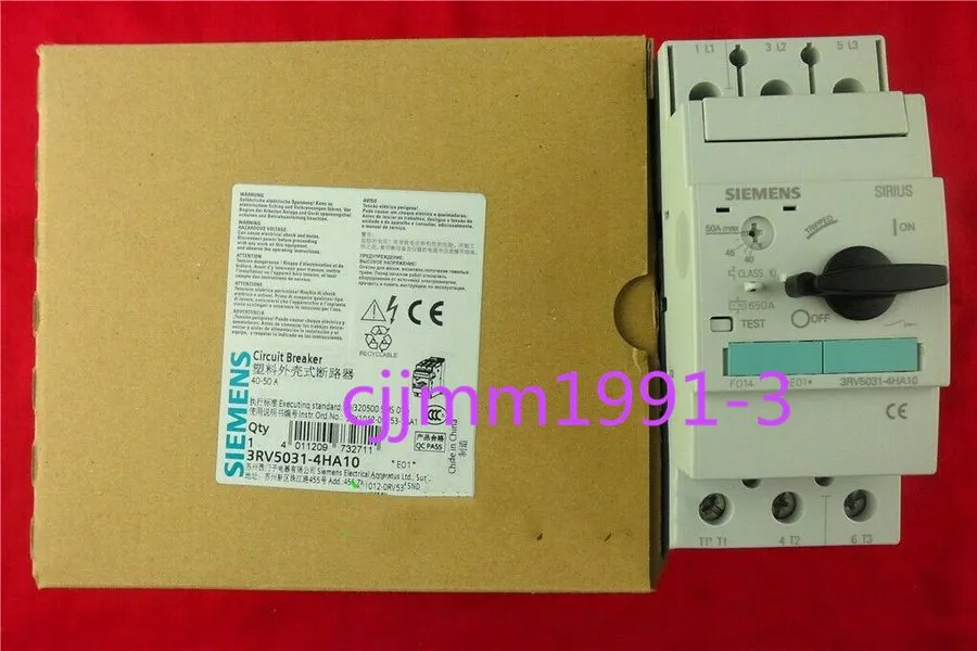 Автоматический выключатель Siemens Motor protection circuit breaker 3RV5031-4HA1