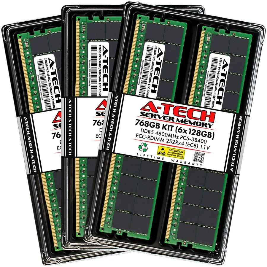 Модуль памяти 256GB 2x128GB PC5-4800 EC8 RDIMM Supermicro SuperServer SYS-821GV-