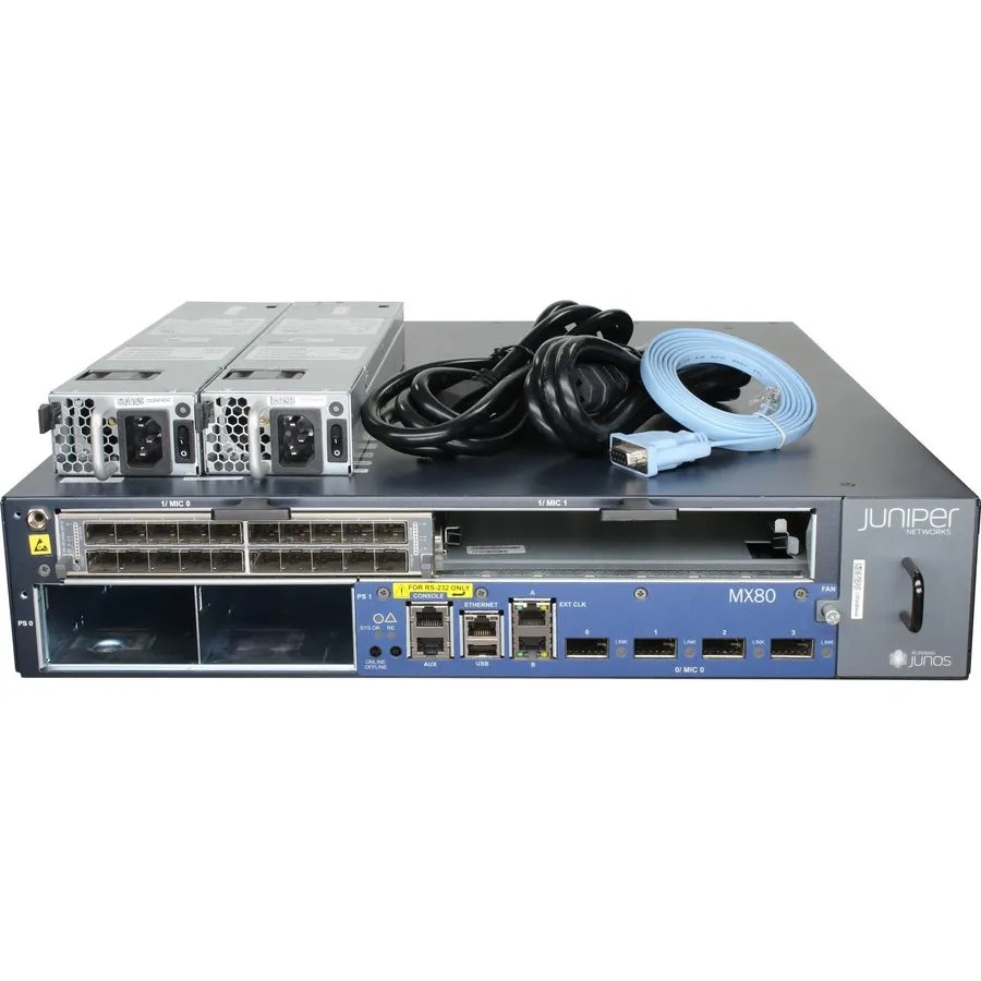 Маршрутизатор Juniper MX80-AC 2 MIC Slots 4P SFP+ Network Router