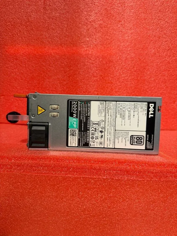 Блок питания Dell PowerEdge R740 2000W 80 Plus Platinum D2000E-S0 Power Supply 0