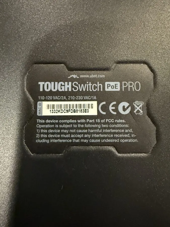 Коммутатор Ubiquiti TS-8-PRO ToughSwitch Pro 8-Port Gigabit PoE Switch 150W Mana