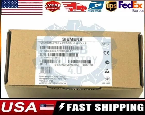 Частотный преобразователь 6SE6400-1PB00-0AA0 1 STÜCK NEUER SIEMENS MICROMASTER P