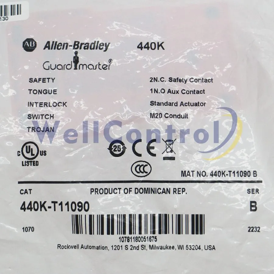 Реле безопасности Allen Bradley Guardmaster Trojan 5 Safety Interlock Switch 440