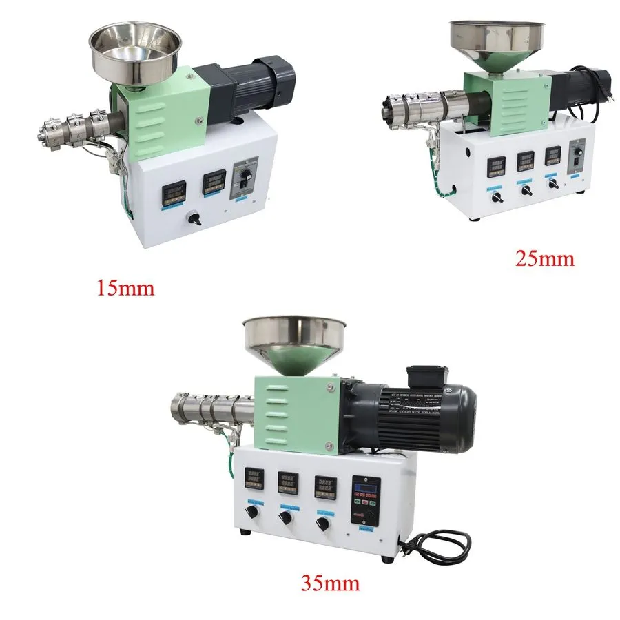 Оборудование ЧПУ SJ15/SJ25/SJ35 Single Screw Extruder Plastic Extrusion 110V Tem — фото лота 1