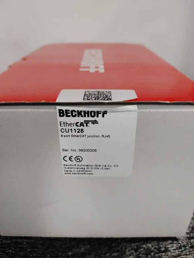 IIoT-устройство Beckhoff CU1128 8 Port RJ45 EtherCAT hub (24V DC)