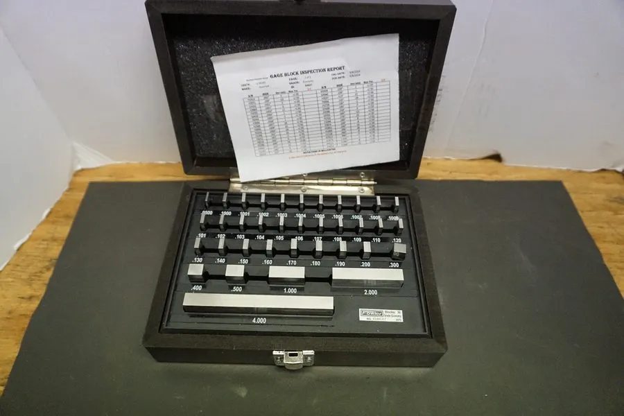 Измерительный инструмент Fowler Rectangular Steel Gage Block Set P/N 53-670-036