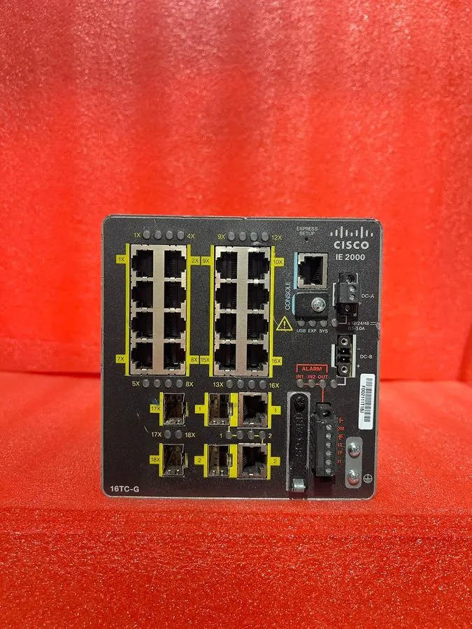 Коммутатор Cisco IE-2000-16TC-G-E Industrial Switch 16-Port Fast Ethernet