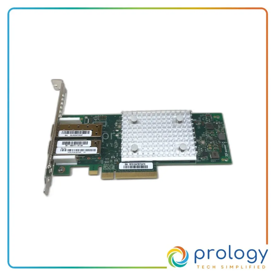 Контроллер Cisco UCSC-PCIE-QD16GF V01 PCIe 2-Port FC 16GB HBA QLE2692-CSC 30-100 — фото лота 2