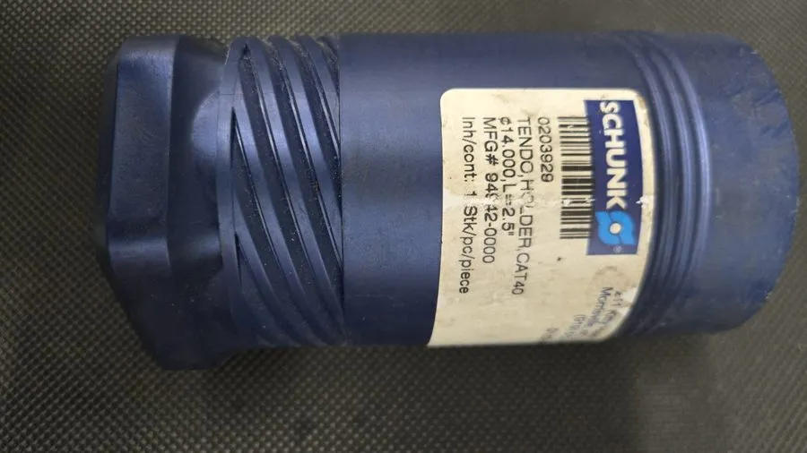 Режущий инструмент Schunk Tendo Platinum Hydraulic CAT40 Tool Holder 94942-0000  — фото лота 1