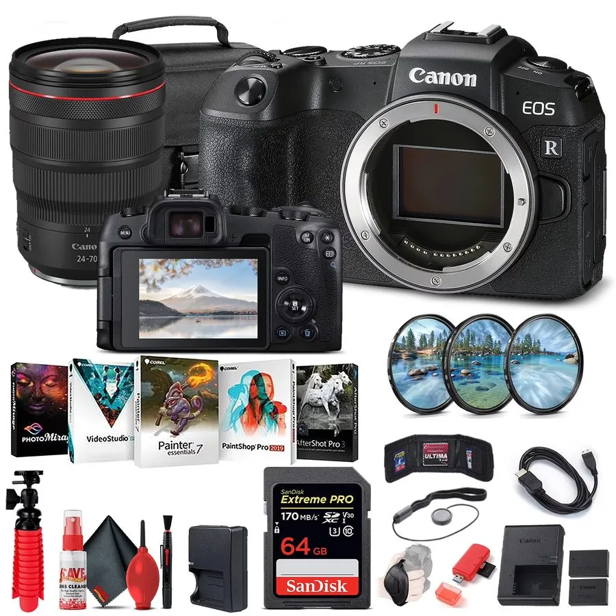Фотокамера Canon EOS RP Mirrorless Digital Camera (3380C002) + Canon RF 24-70mm