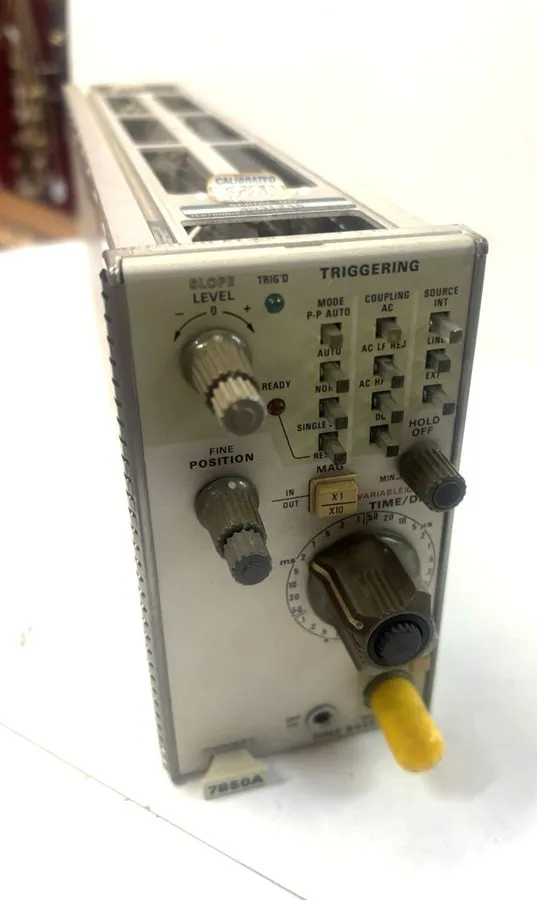 Осциллограф Tektronix 7B50A Time Base Plug In Unit Power works from 7603 Scope