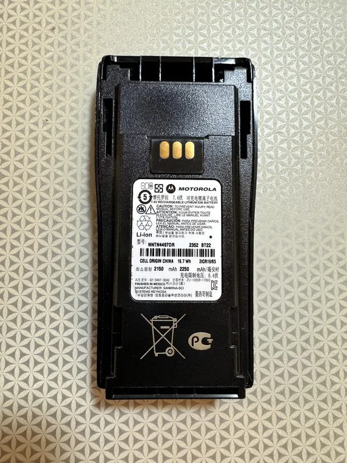 Аккумулятор 4x Li-ion 2250mAh Battery NNTN4497DR
