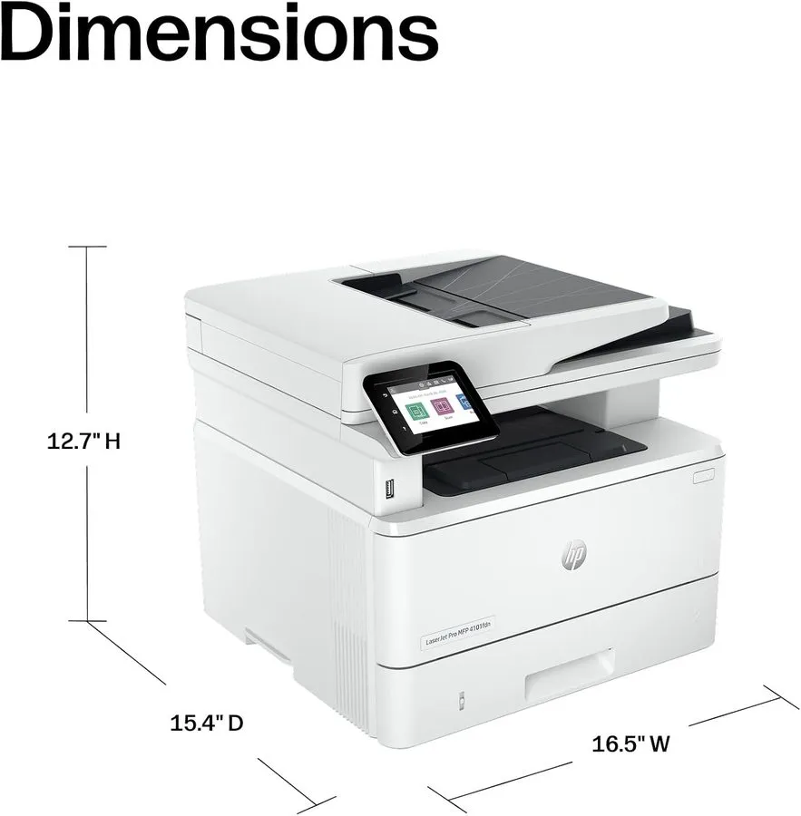 Лазерный принтер HP LaserJet Pro MFP 4101FDN Laser Printer With Fax Mobile Print — фото лота 2