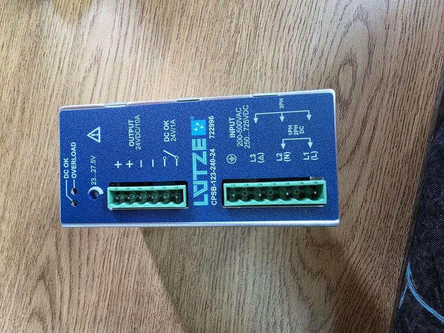 Блок питания LUTZE CPSB-123-240-24 24VDC 10A 240W DIN Rail Power Supply — фото лота 2