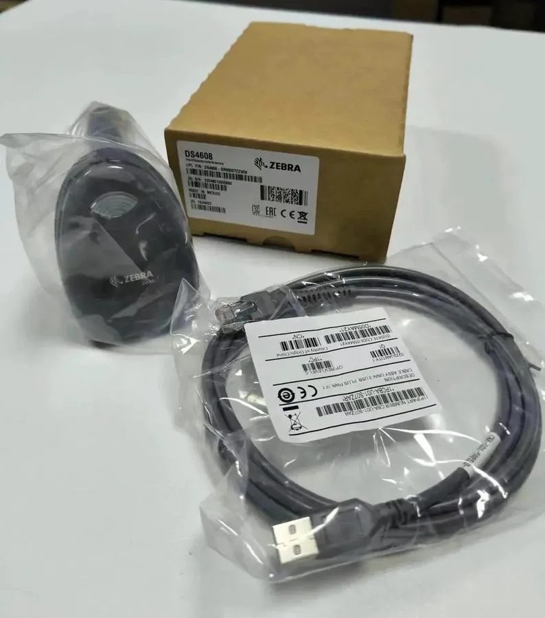 Сканер штрих-кода Zebra DS4608-SR00007ZZWW Wired Handheld 1D 2D Area Imager Barc