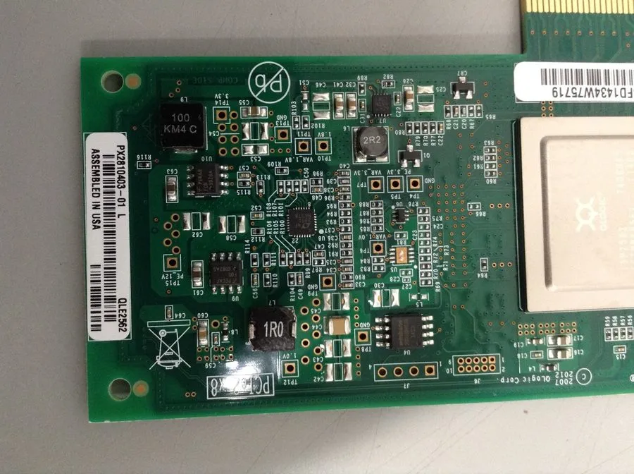 Трансивер HP AJ764-63002 QLogic QLE2562-HP PCIe 8GB FC HBA 489191-00 2x SFP