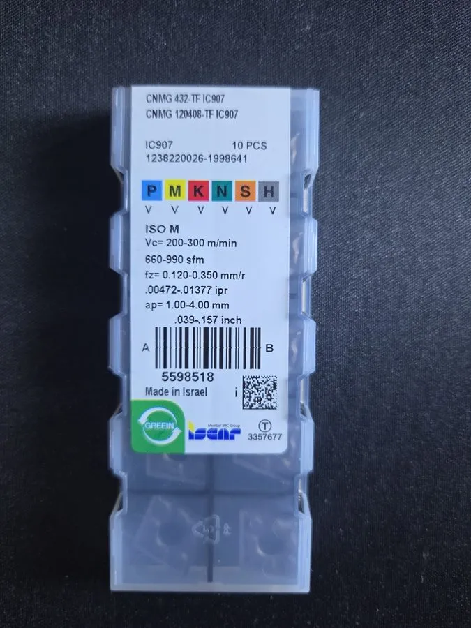 Режущий инструмент Iscar Indexable Carbide Turning Insert Sumo Tec CNMG 120408-T
