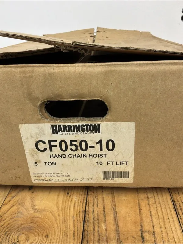 Таль Harrington CF050-10 Manual Chain Hoist 10000 lb. Lift 10 ft