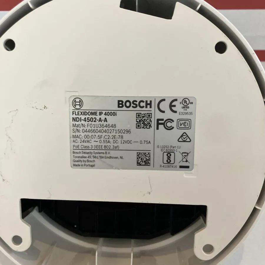 Камера Bosch NDI-4502-A-A FLEXIDOME IP 4000i 2MP 3-10MM IP Dome Security Camera