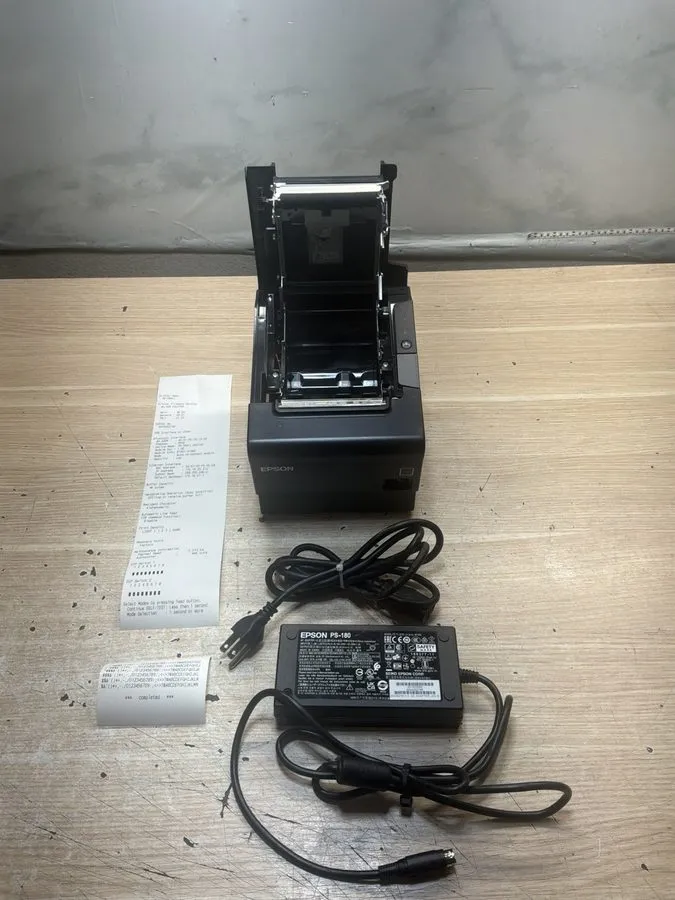 Принтер чеков Epson TM-T88VI POS Thermal Receipt Printer C31CE94061 Network Ethe