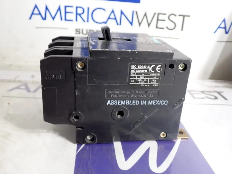 Автоматический выключатель SIEMENS BQD315 Circuit Breaker: 3 POLE; 480V/15A; BOL