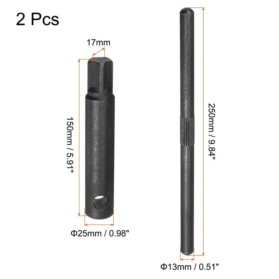 Режущий инструмент Lathe Chuck Wrench, 17mm Square Head Key Spanner Tool, (L150x — фото лота 1