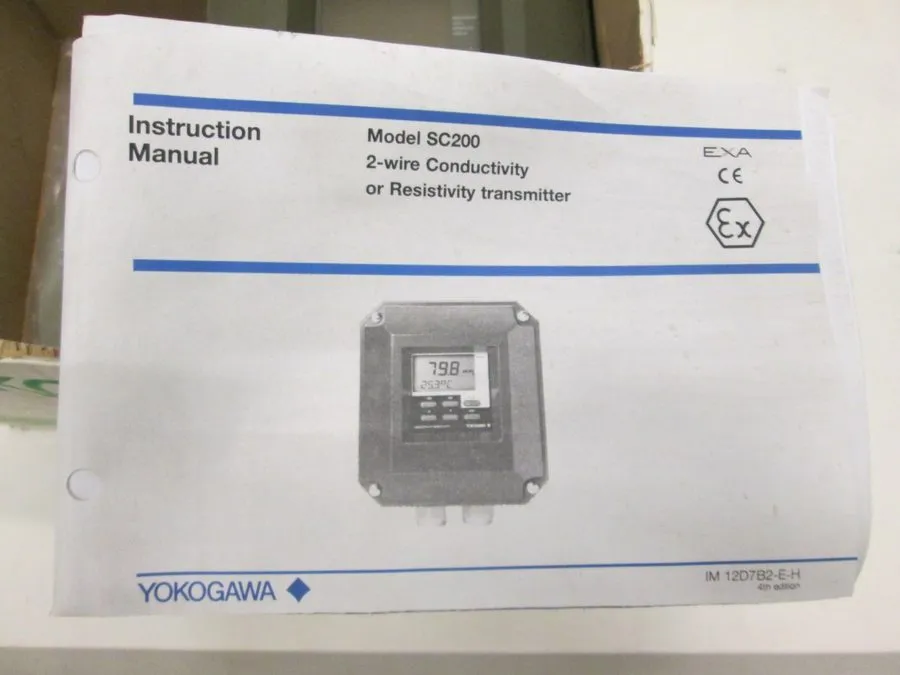 Дисковая полка Yokogawa, Model SC200, 2 Wire Conductivity or Resistivity Transmi