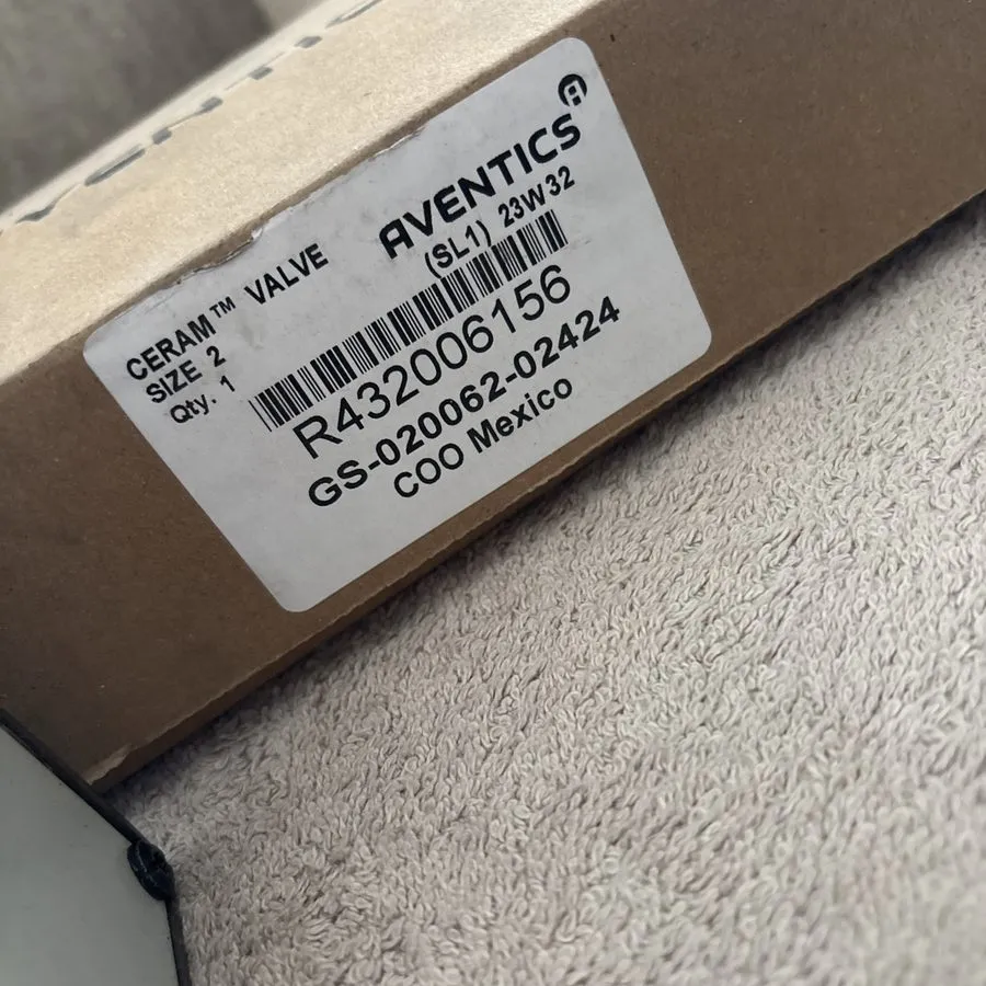 Пневмоклапан Aventics R432006156 (GS-020062-02424) Size 2 Ceram Valve